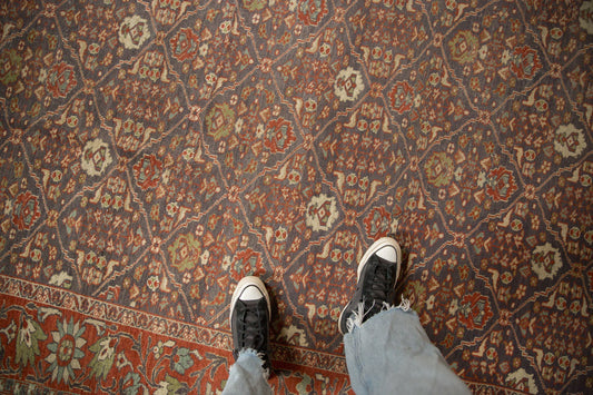 10.5x13.5 Vintage Distressed Mahal Carpet