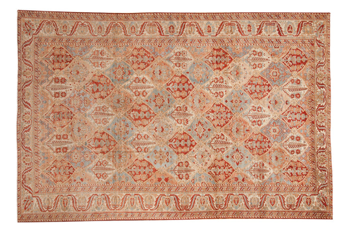 7x10 Vintage Distressed Bakhtiari Carpet