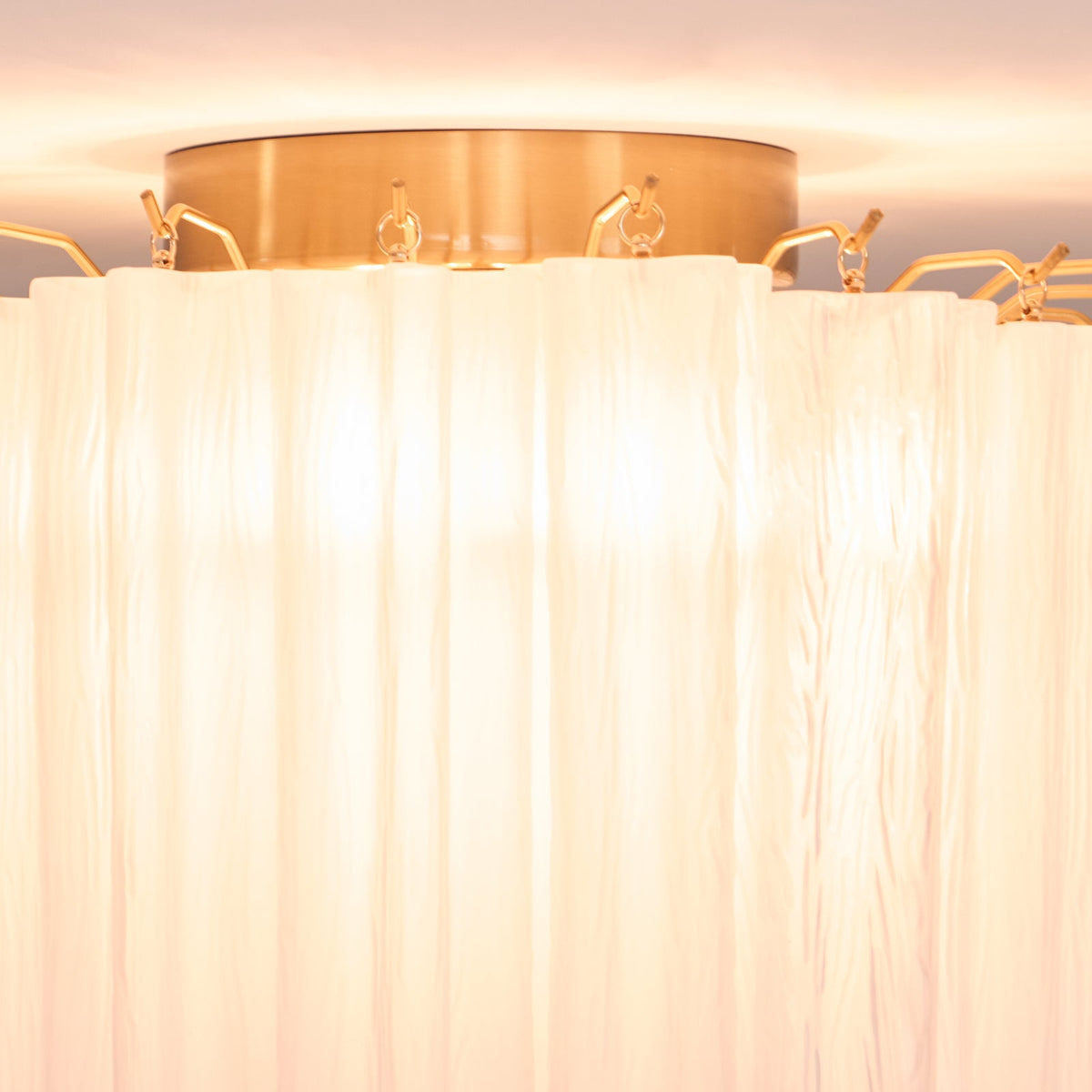 Glass Tube Murano Ceiling Lamp