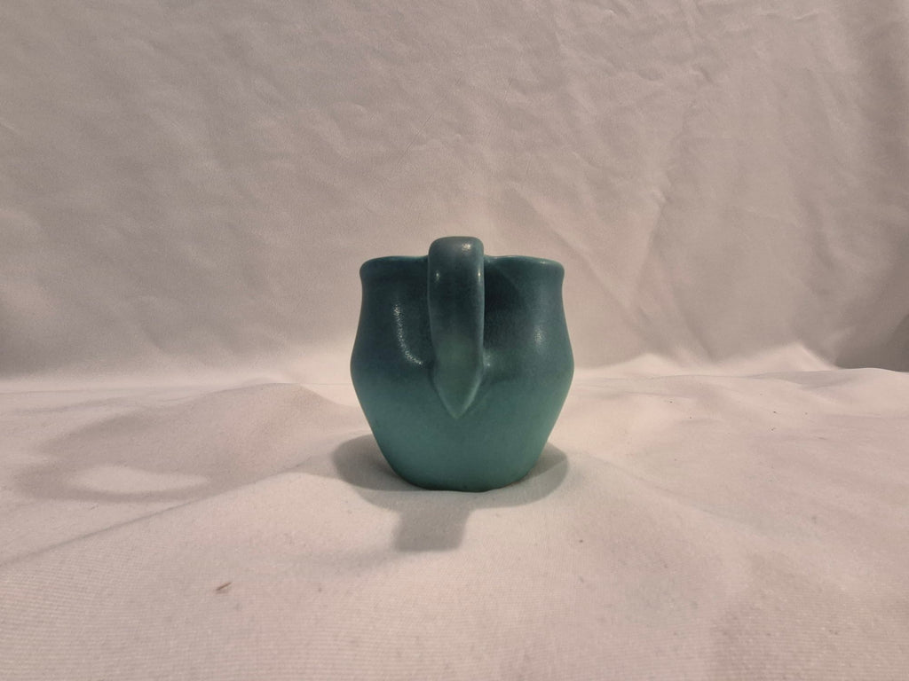 Van Briggle Vintage Art Pottery 8-Piece Set | Ming Blue Peacock, Heart Pitcher & Floral Vase