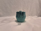 Van Briggle Vintage Art Pottery 8-Piece Set | Ming Blue Peacock, Heart Pitcher & Floral Vase