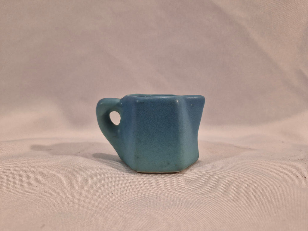 Van Briggle Vintage Art Pottery 8-Piece Set | Ming Blue Peacock, Heart Pitcher & Floral Vase