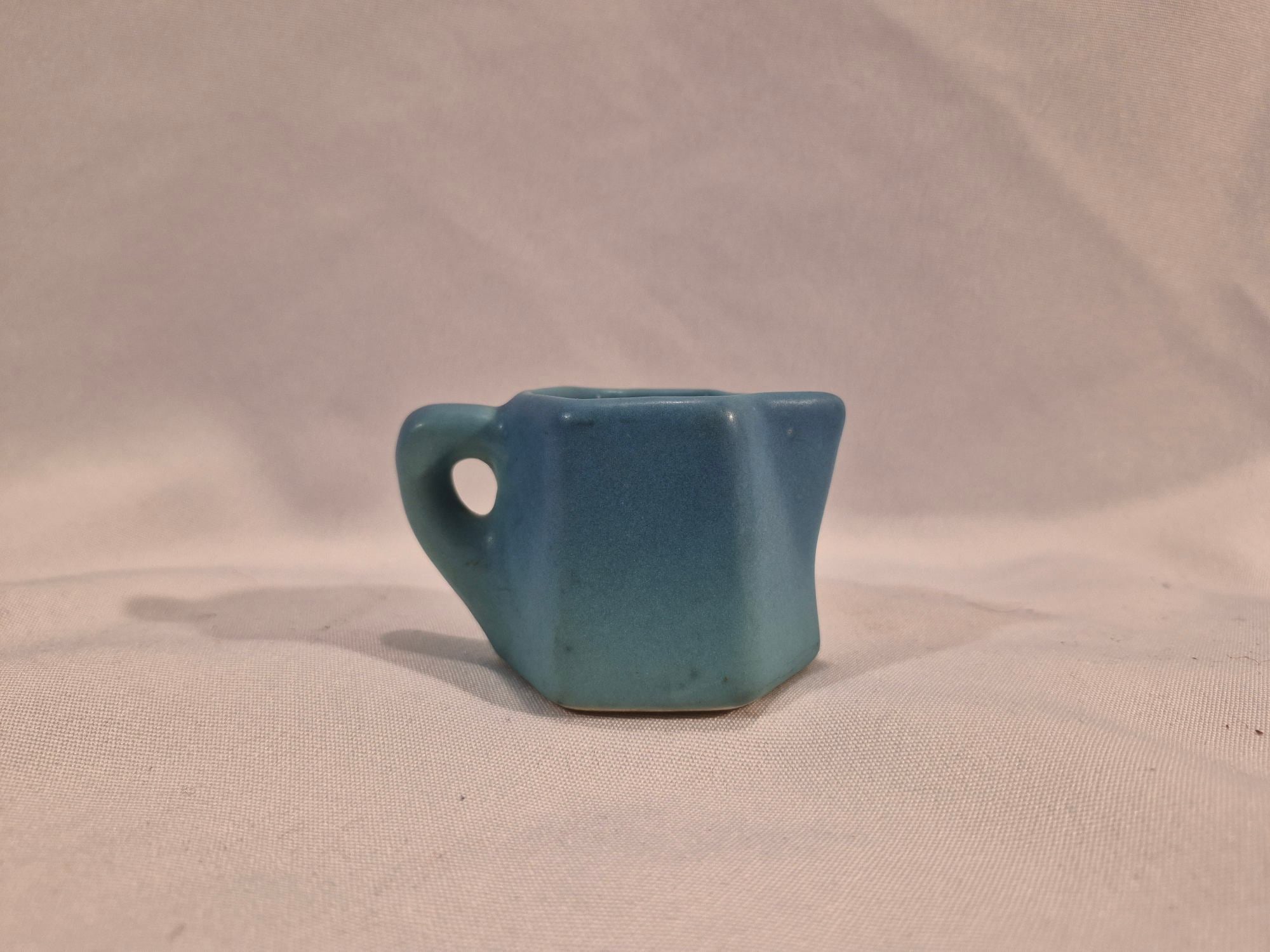Van Briggle Vintage Art Pottery 8-Piece Set | Ming Blue Peacock, Heart Pitcher & Floral Vase