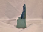 Van Briggle Vintage Art Pottery 8-Piece Set | Ming Blue Peacock, Heart Pitcher & Floral Vase