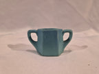 Van Briggle Vintage Art Pottery 8-Piece Set | Ming Blue Peacock, Heart Pitcher & Floral Vase