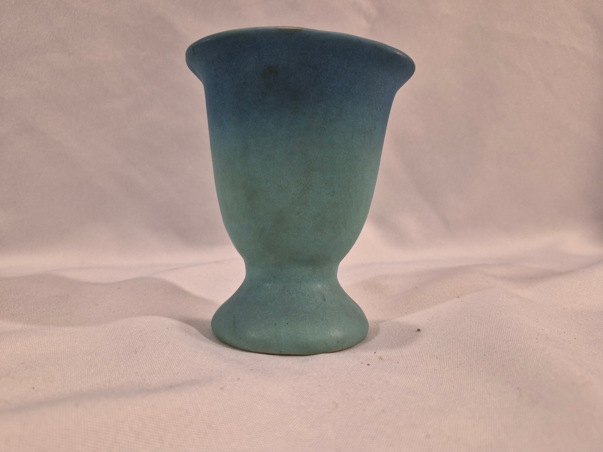 Van Briggle Vintage Art Pottery 8-Piece Set | Ming Blue Peacock, Heart Pitcher & Floral Vase