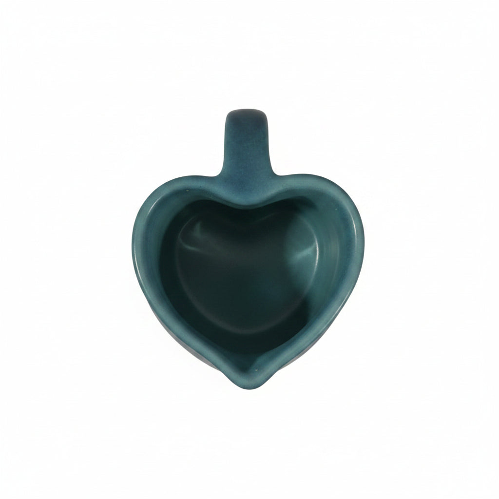 Van Briggle Vintage Art Pottery 8-Piece Set | Ming Blue Peacock, Heart Pitcher & Floral Vase