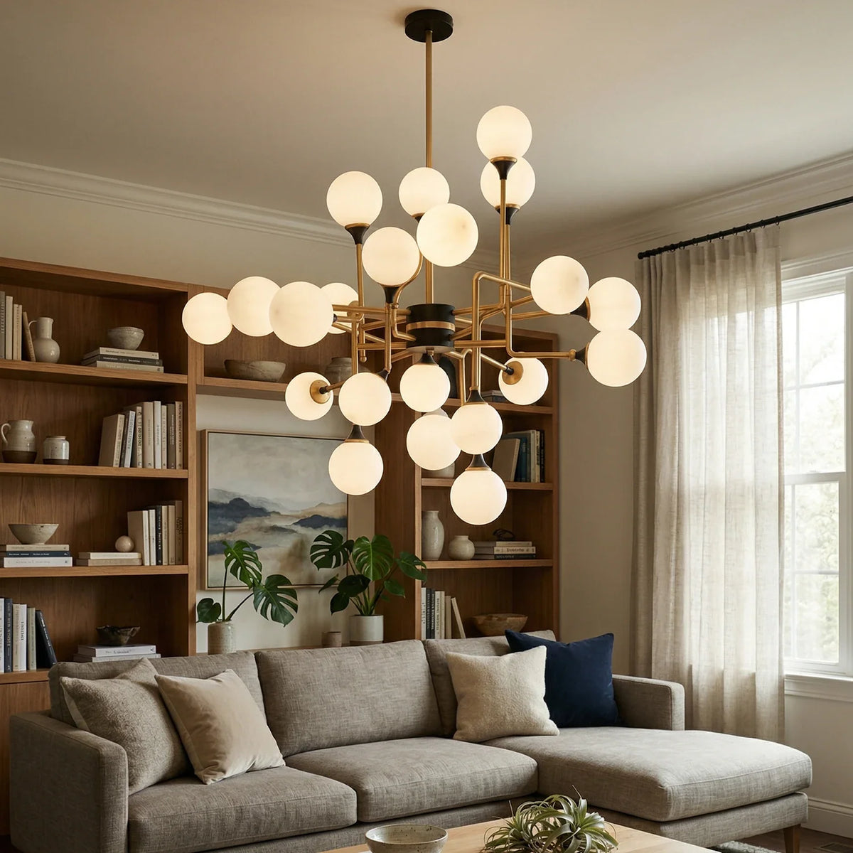 Waterfall Glass Raindrop Chandelier