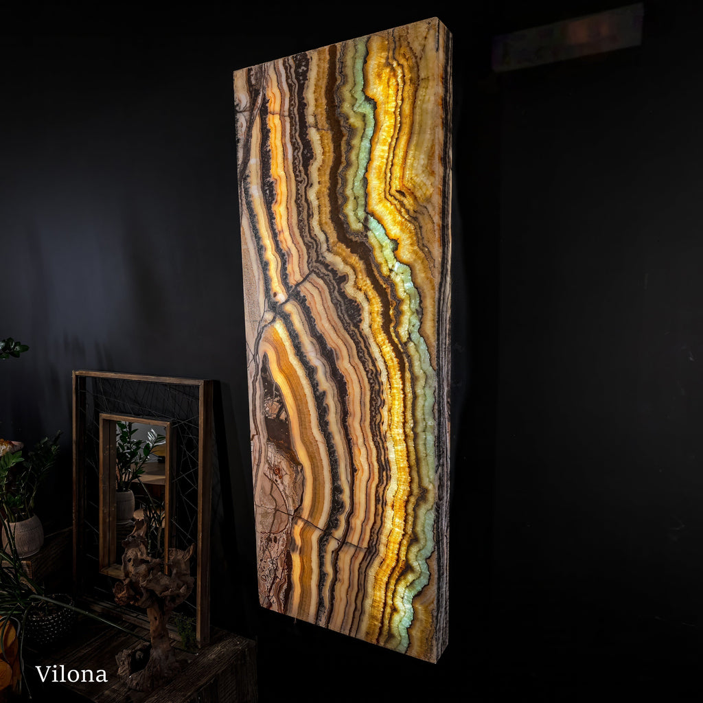 Aqua Onyx Crystal Wall Panels #1 (Single)