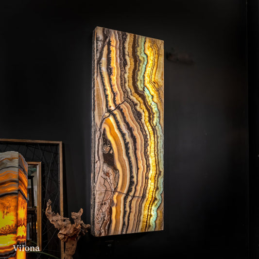 Aqua Onyx Crystal Wall Panels #1 (Single)