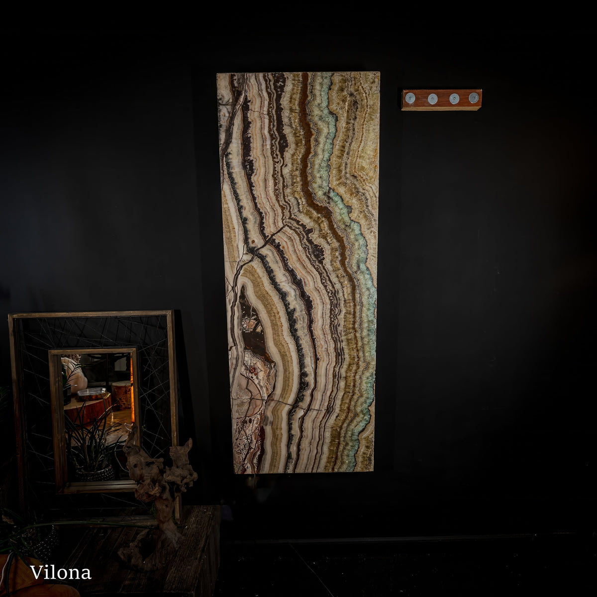 Aqua Onyx Crystal Wall Panels #1 (Single)