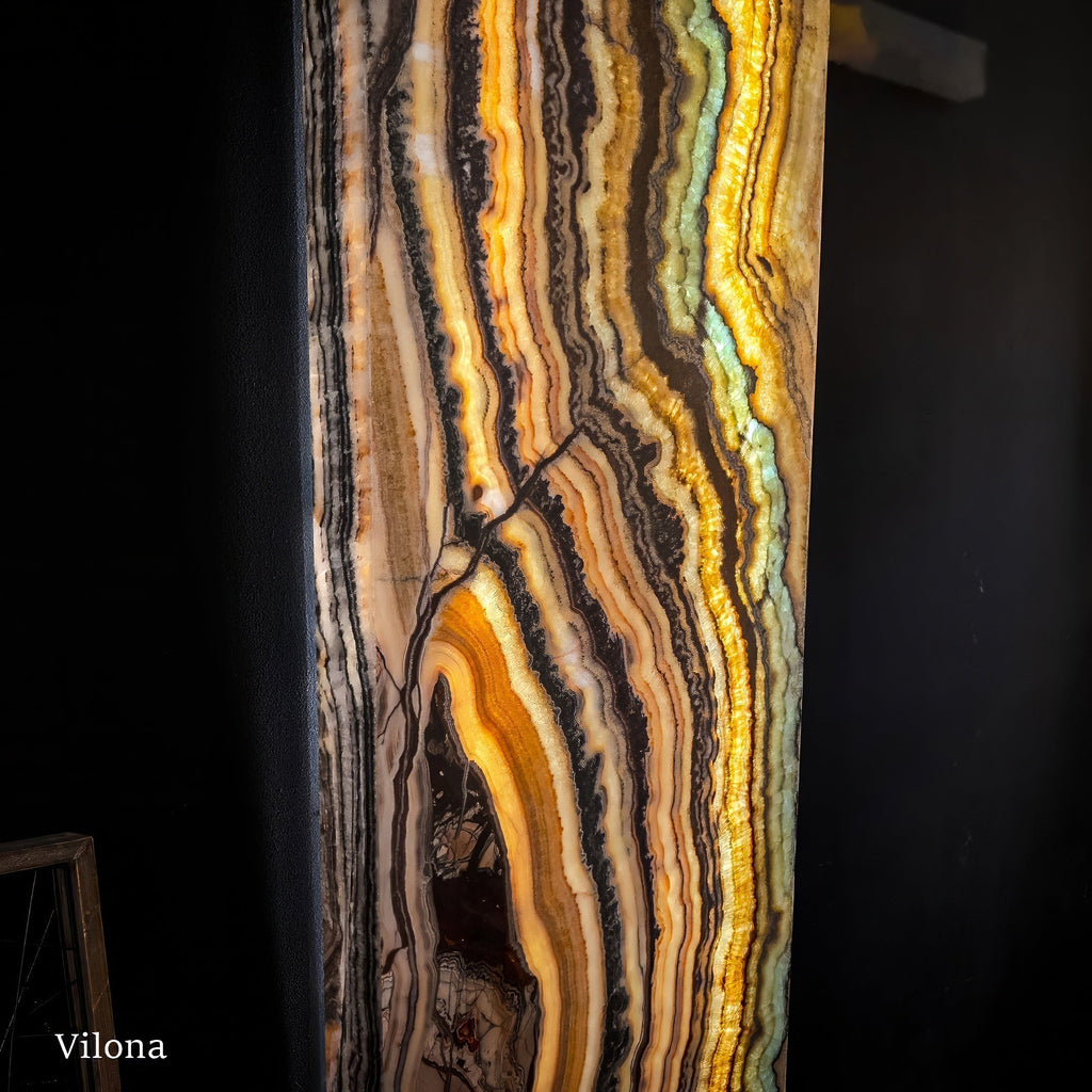 Aqua Onyx Crystal Wall Panels #1 (Single)