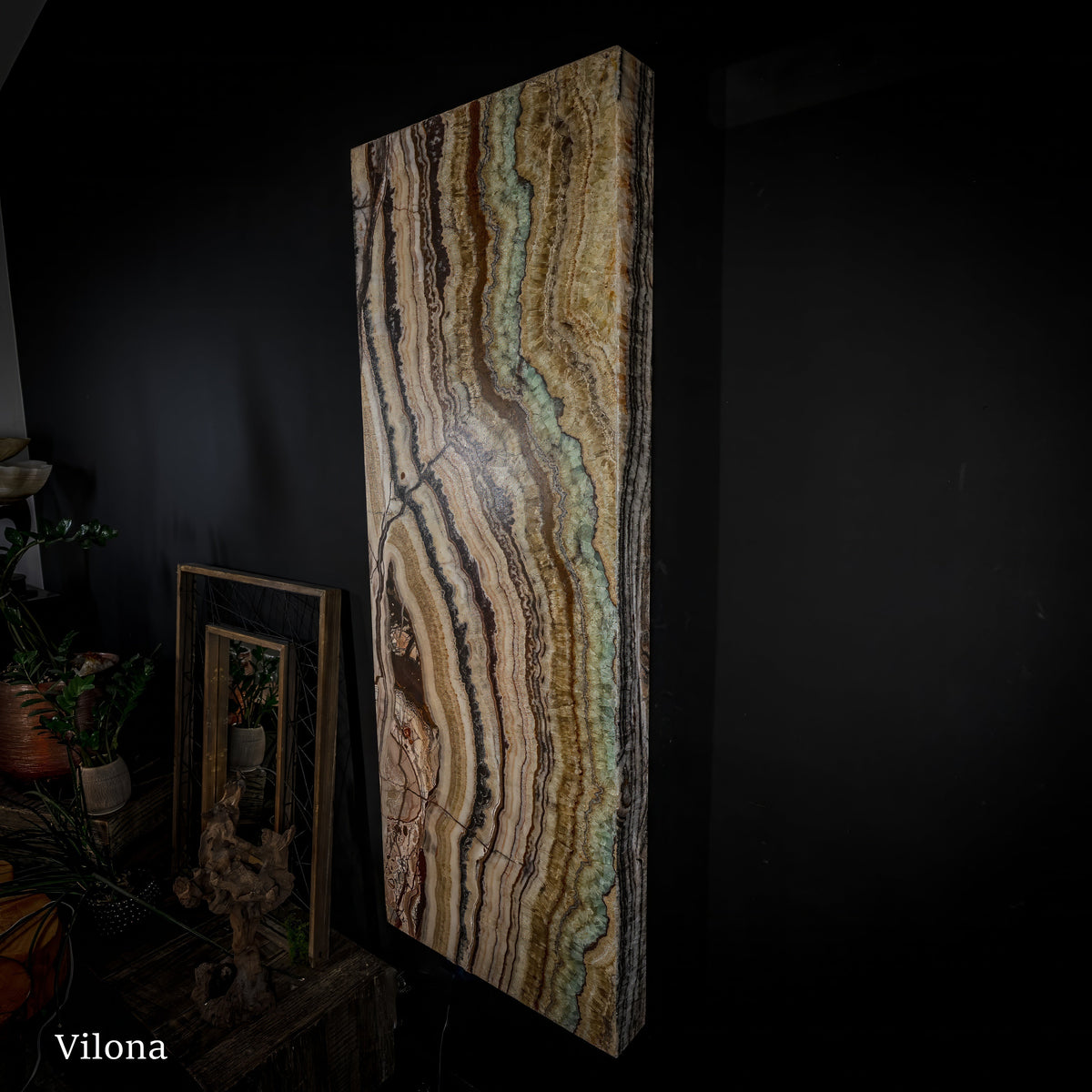 Aqua Onyx Crystal Wall Panels #1 (Single)