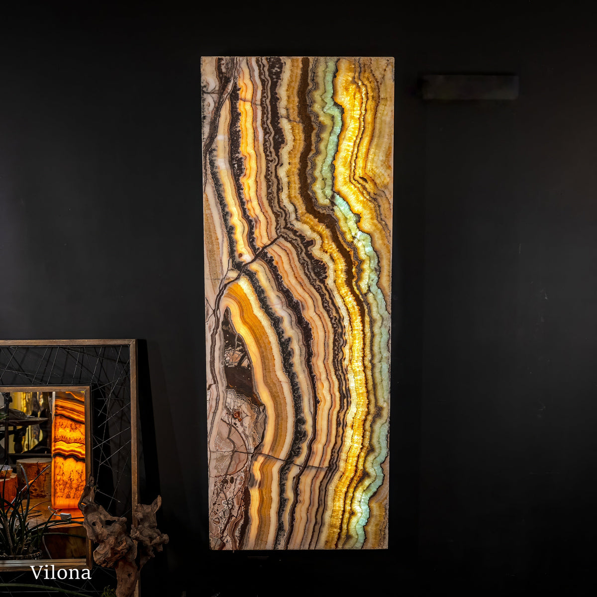 Aqua Onyx Crystal Wall Panels #1 (Single)
