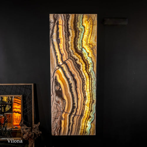 Aqua Onyx Crystal Wall Panels #1 (Single)