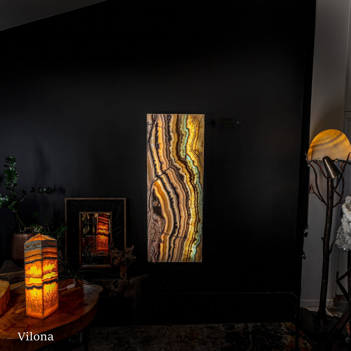 Aqua Onyx Crystal Wall Panels #1 (Single)