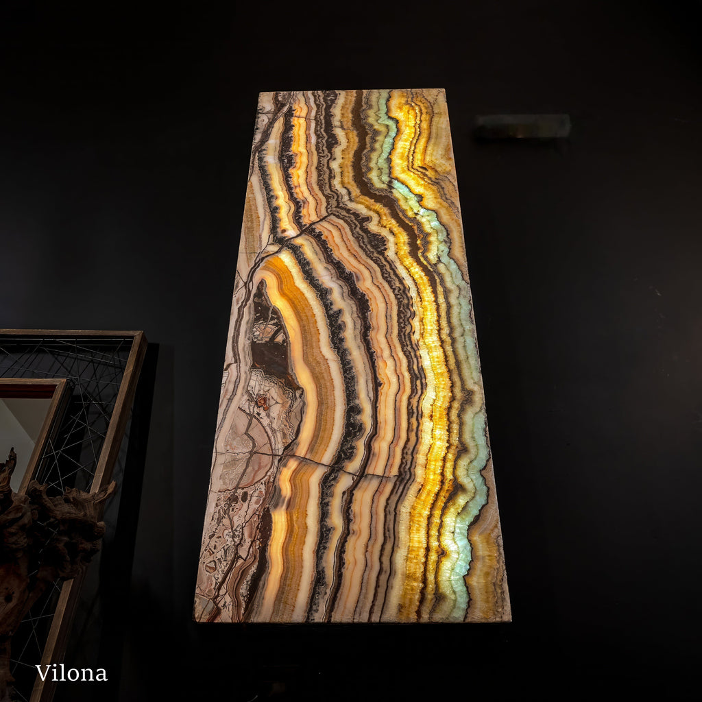 Aqua Onyx Crystal Wall Panels #1 (Single)