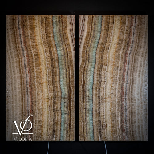 Aqua Onyx Wall Panels (Set #2)