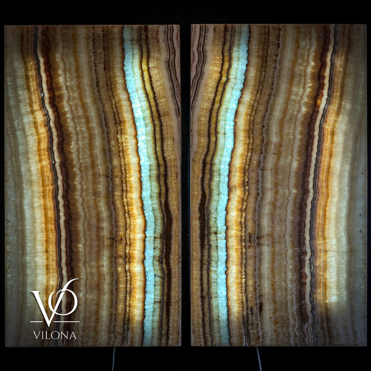 Aqua Onyx Wall Panels (Set #2)