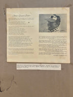 Curated Vintage Design artist biography and provenance document for James Godwin Scott watercolor painting