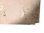 Curated Vintage Design stretched canvas wall art with distressed white paint and visible crackle texture.
