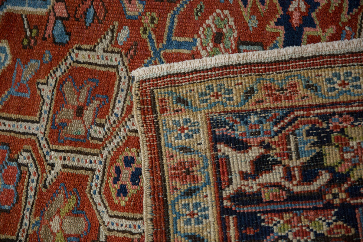 7.5x11 Vintage Heriz Carpet