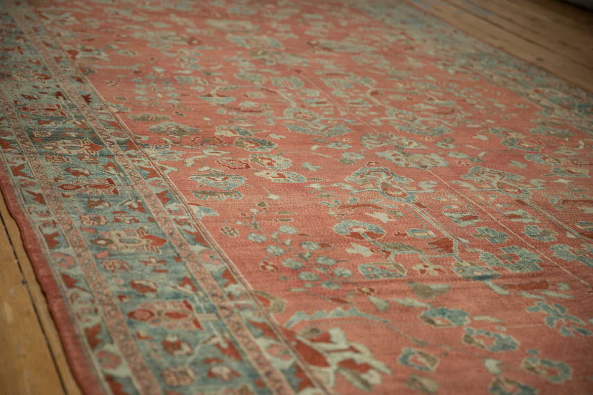 7x17 Vintage Distressed Bibikabad Carpet