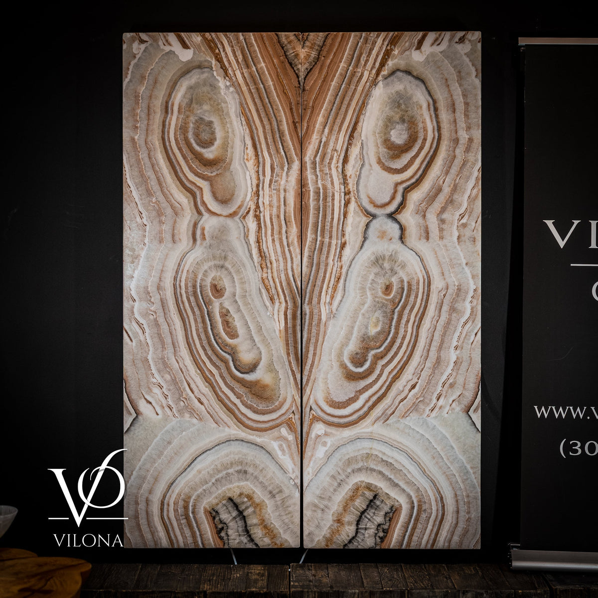 Exotic Sahara Onyx Wall Panels - 63" Tall, 21.75" Wide Per Panel - (Large #1)