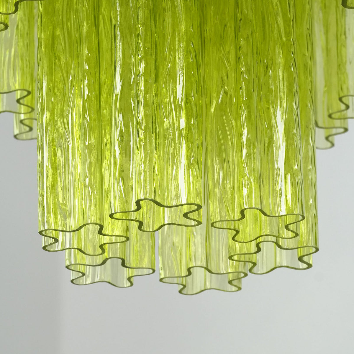 Fantastic Murano Tubes Glass Tube Chandelier