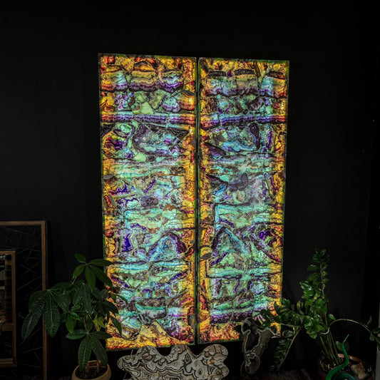 Fluorite Crystal Wall Panels (Set #6)