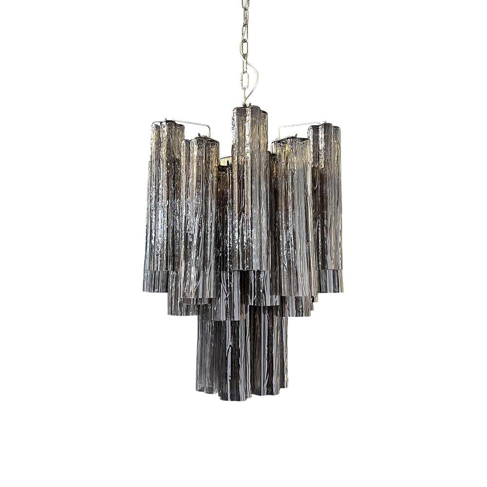 Murano Glass Tube Chandelier