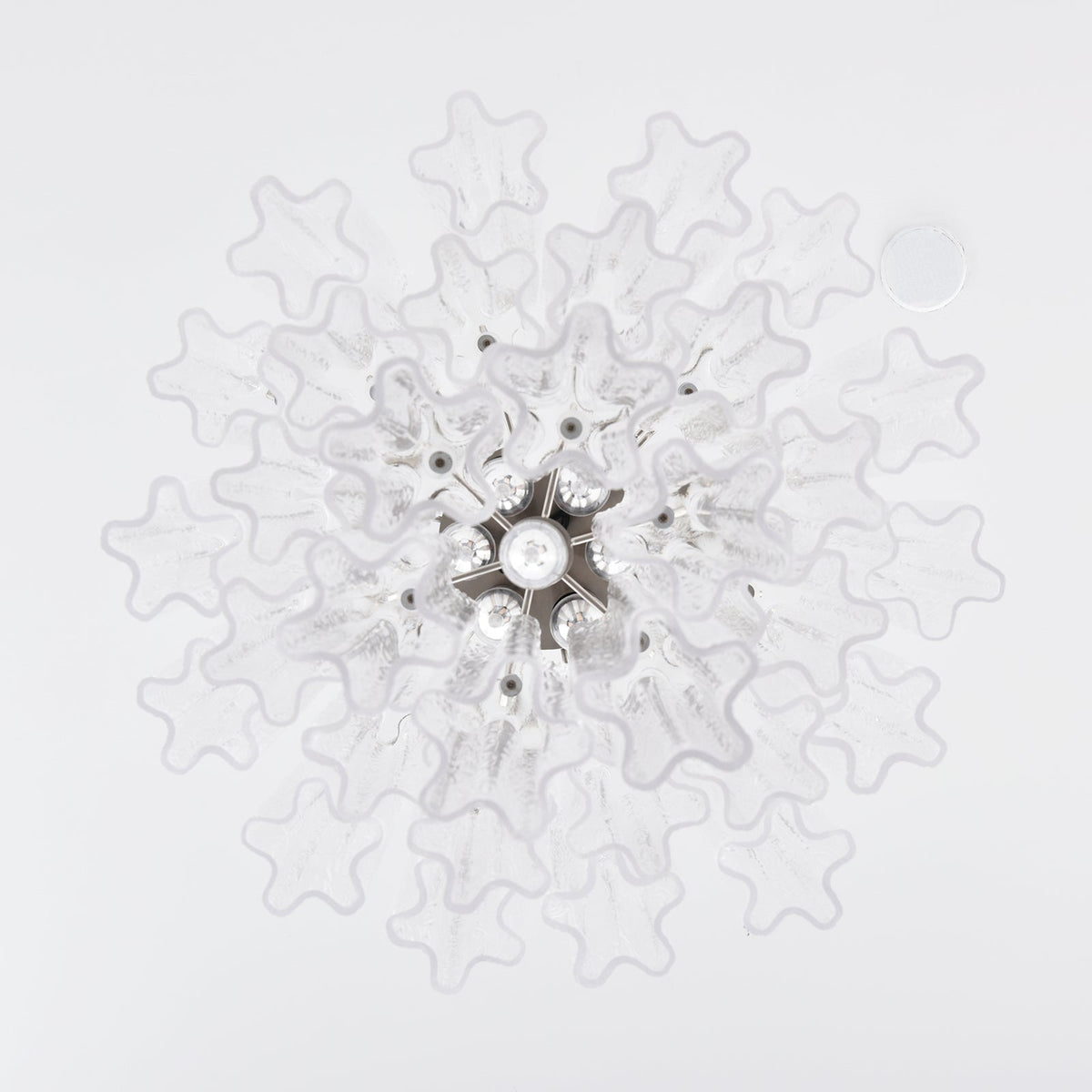 Murano Glass Tube Chandelier