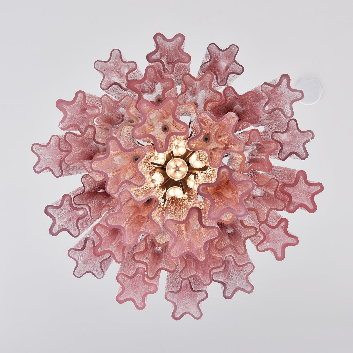Murano Glass Tube Chandelier