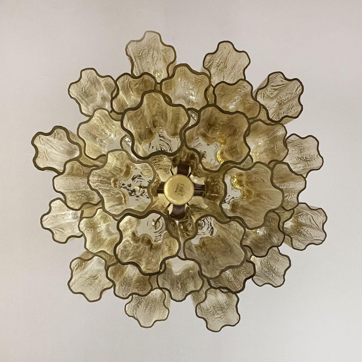 Murano Glass Tube Chandelier