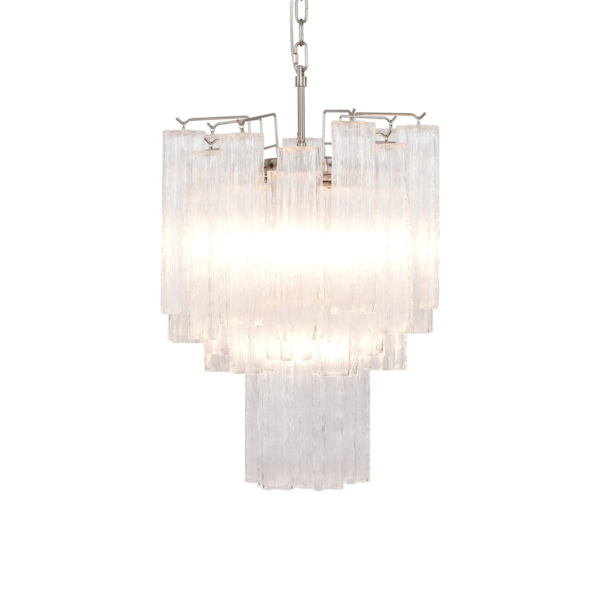 Murano Glass Tube Chandelier