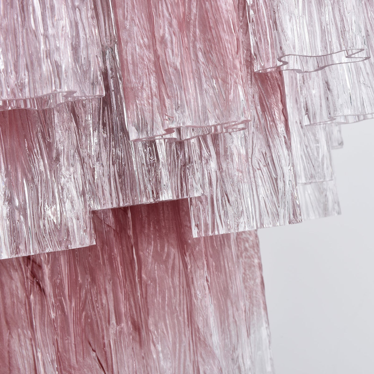 Murano Glass Tube Chandelier