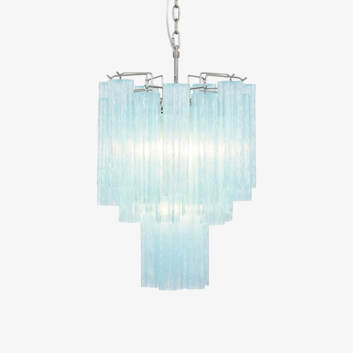Murano Glass Tube Chandelier