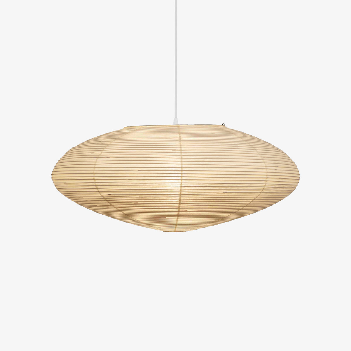 Washi Paper Oval Pendant Light