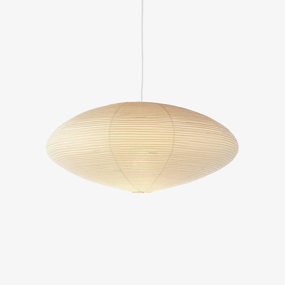Washi Paper Oval Pendant Light