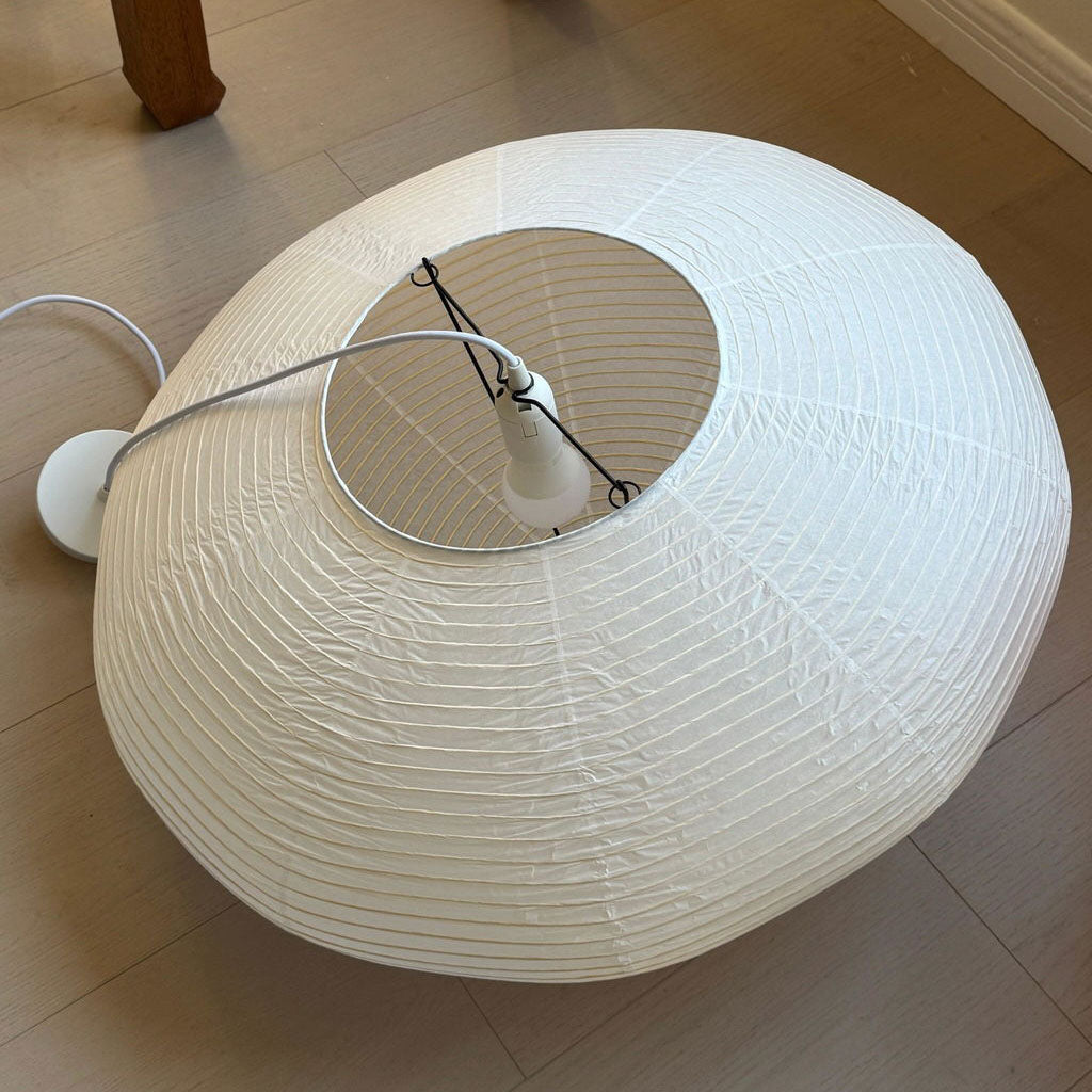 Washi Paper Oval Pendant Light